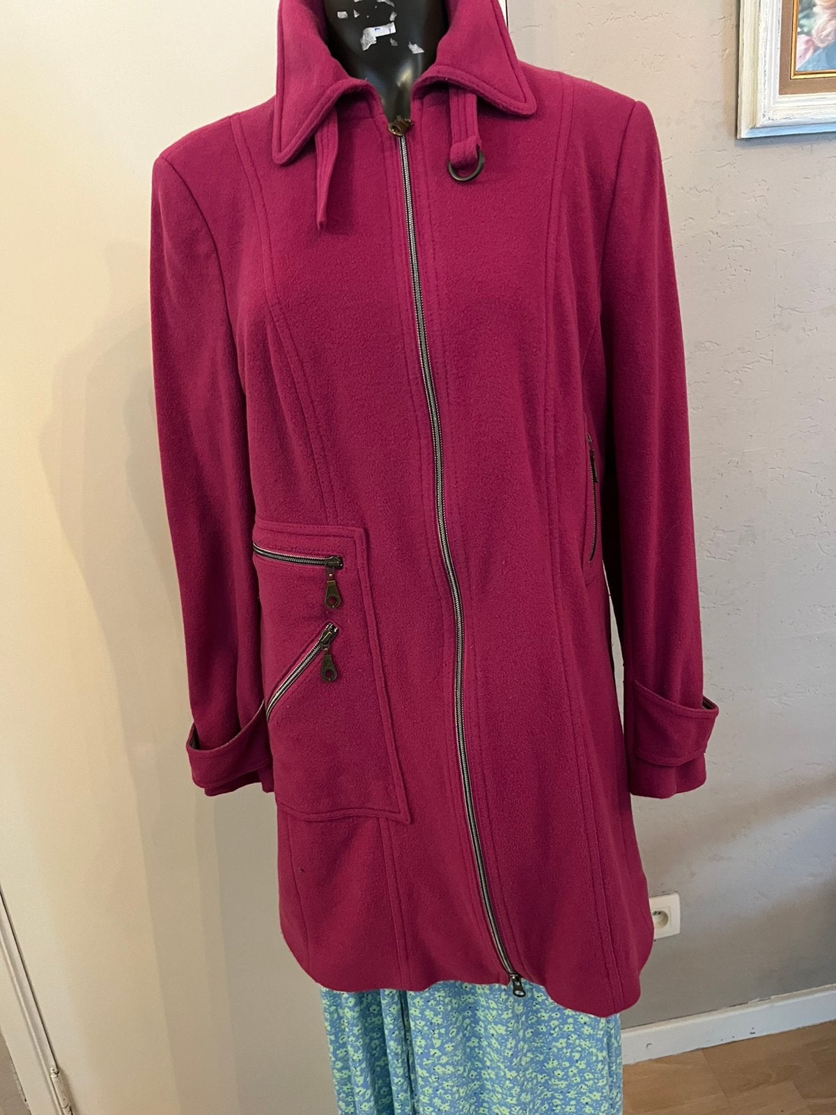 Veste HAUBER 60 % laine vierge 20 % cachemire, Vêtements | Femmes, Vestes | Hiver, Enlèvement, Comme neuf, Taille 42/44 (L), Rose