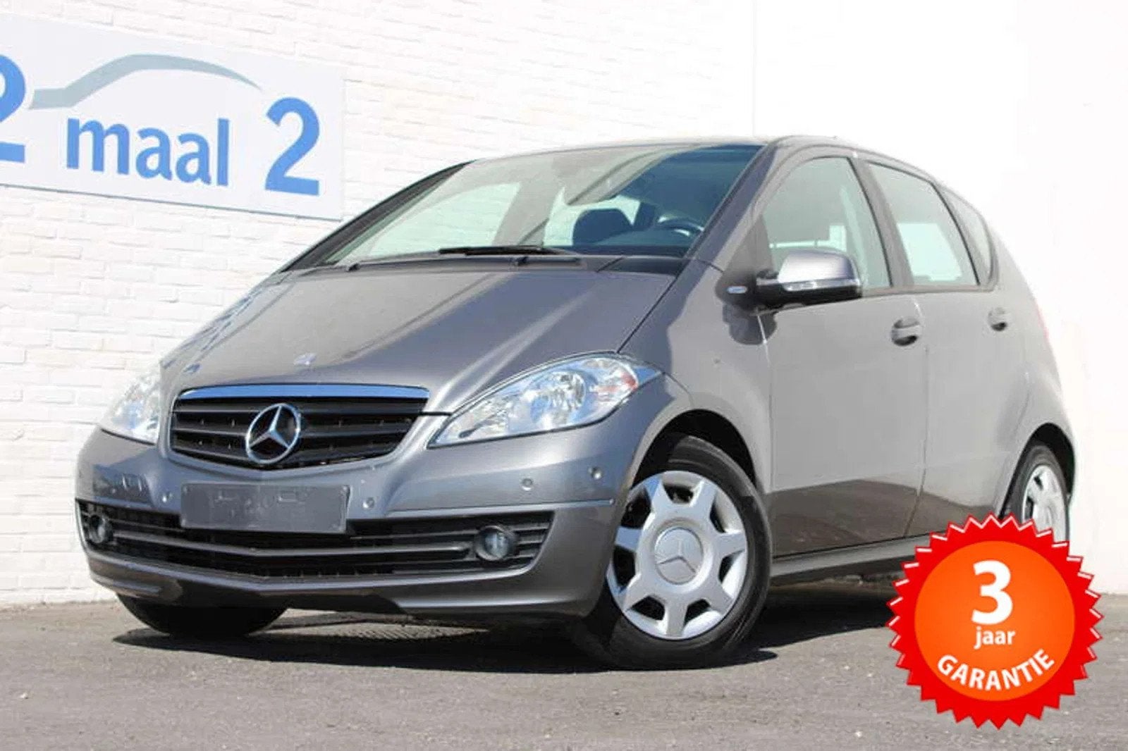Mercedes-Benz A-CLASS 160 inclusief 3 JAAR garantie!, Auto's, Euro 5, Zwart, 95 pk, Bedrijf