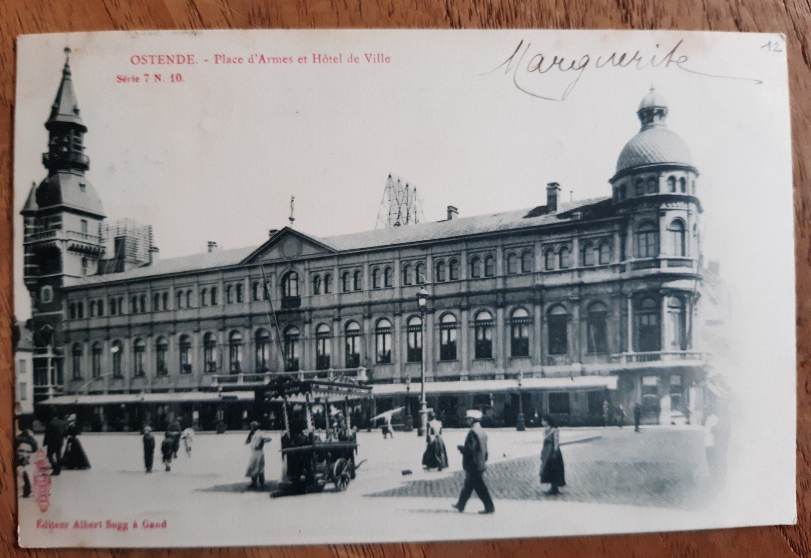 OOSTENDE OSTENDE WAPENPLEIN stadhuis 1905 !, Ophalen of Verzenden