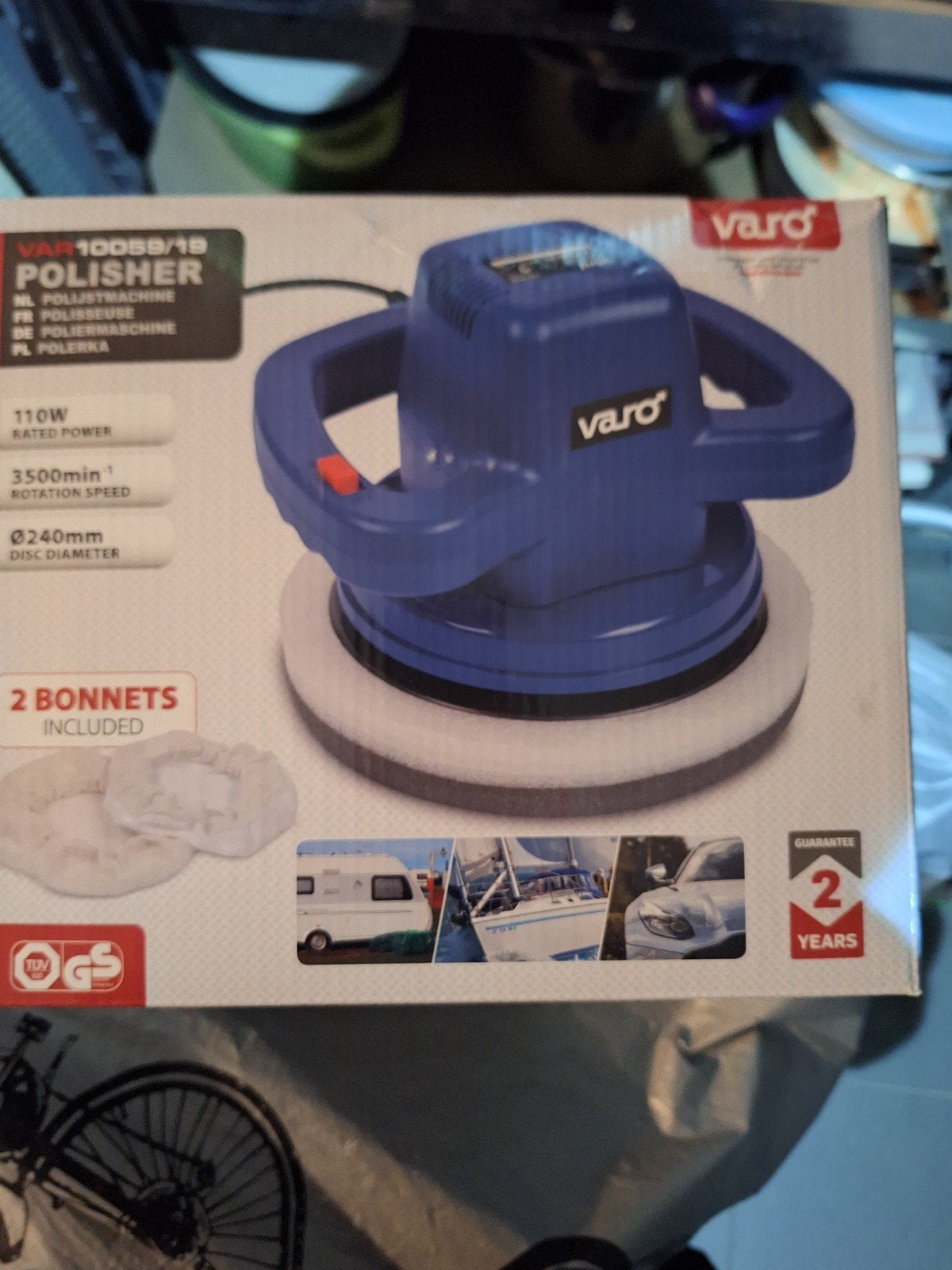 Varo polier machine, Enlèvement