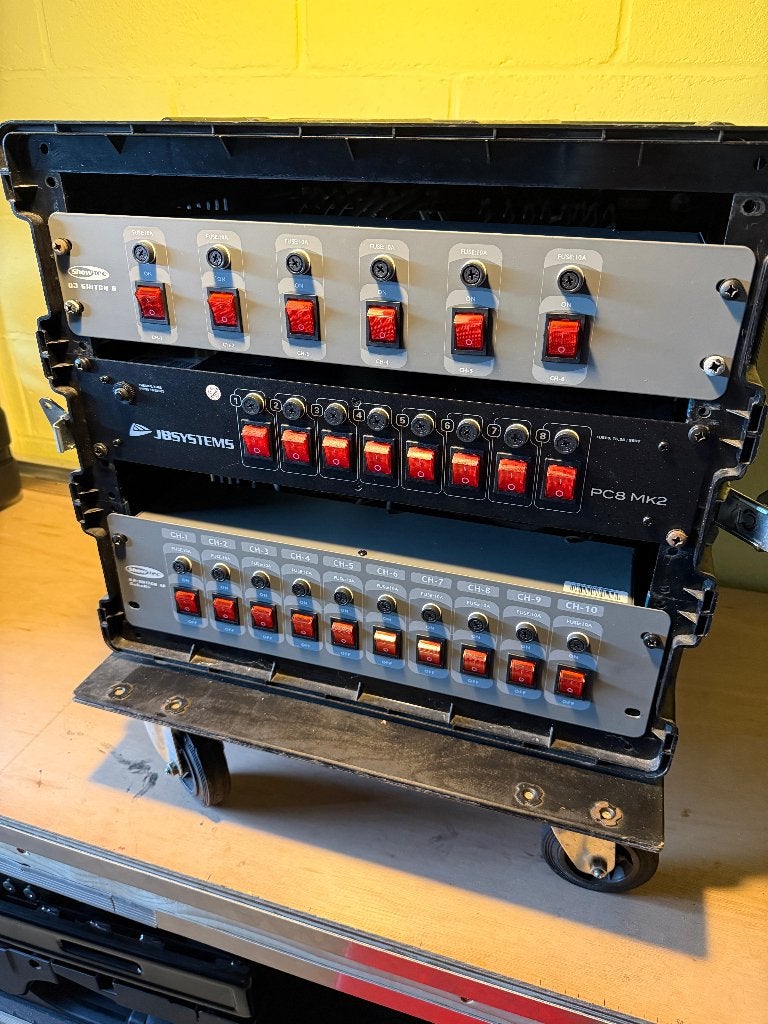 Distributeur d'alimentation avec connecteurs Harting, Musique & Instruments, Lumières & Lasers, Comme neuf, Lumières, Enlèvement