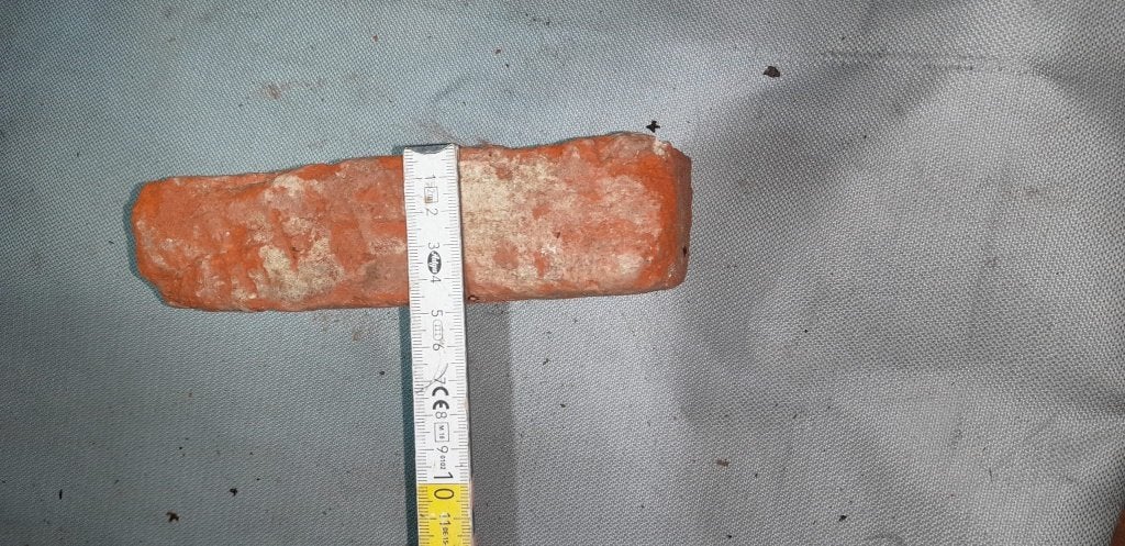 Partij klampstenen te koop, Ophalen, Gebruikt, Bakstenen