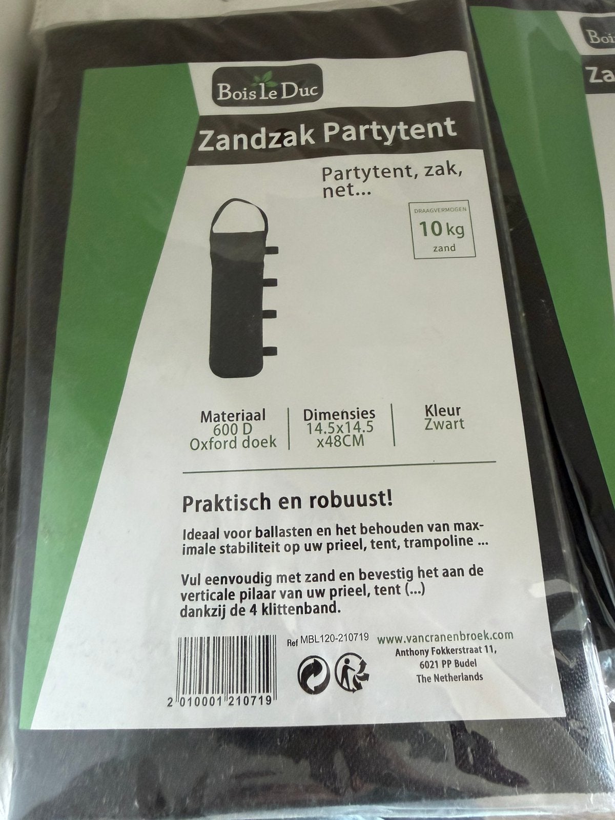 8x zandzakken voor party Tent, Enlèvement, Neuf
