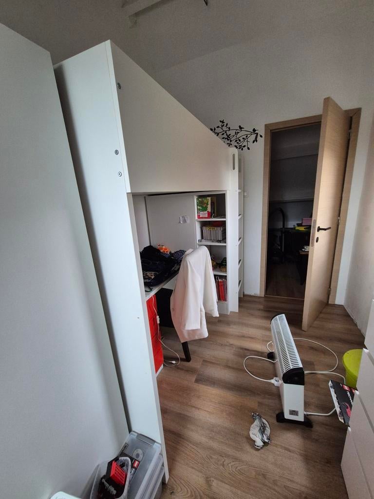Smastad hoogslaper met bureau Ikea stapelbed, Ophalen, Gebruikt, Hoogslaper