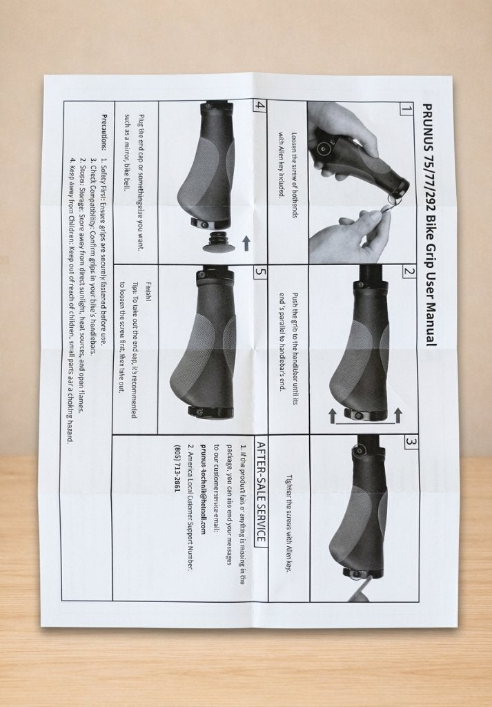 PRUNUS ergonomische fiets handvatten – Lock-On – zwart, Ophalen of Verzenden, Nieuw, Stadsfiets, Aluminium