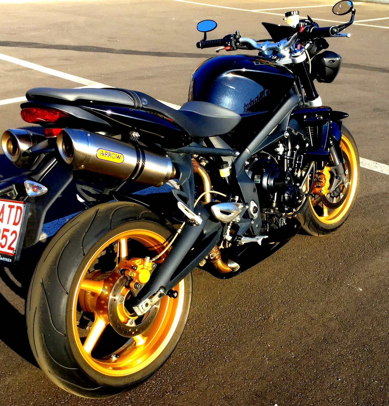 Triumph street triple 675 R, Motos, Permis Moto A, Plus de 35 kW, Échappement sport, Particulier