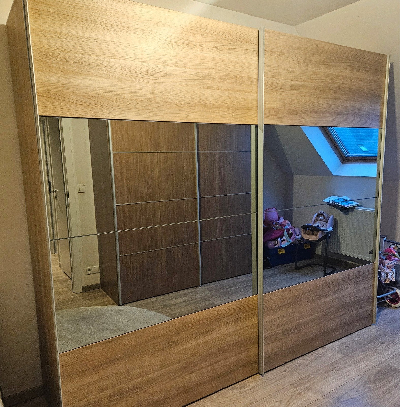 Armoire avec miroir, Maison & Meubles, Enlèvement, Utilisé