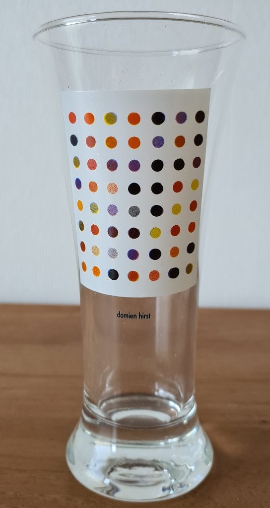 Damien Hirst Beer Glass Collectors Item., Antiek en Kunst, Ophalen of Verzenden