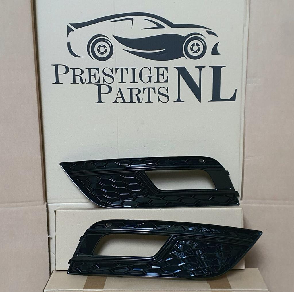 Voorbumper Mistlamp Roosters Audi A4 B8 8K Facelift RS LOOK, Gebruikt, -, Voor, -