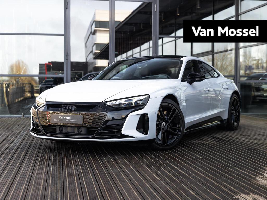 Audi e-tron GT RS 93 kWh | PANORAMADAK | RS STOELEN | STOELV, Auto's, Audi, Automaat, Lichtsensor, Gebruikt, Zwart