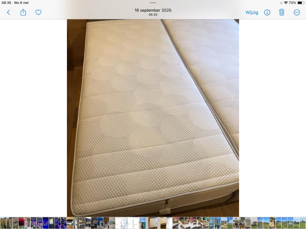 Pocketveren matras, Huis en Inrichting, Slaapkamer | Matrassen en Bedbodems, Ophalen, Matras