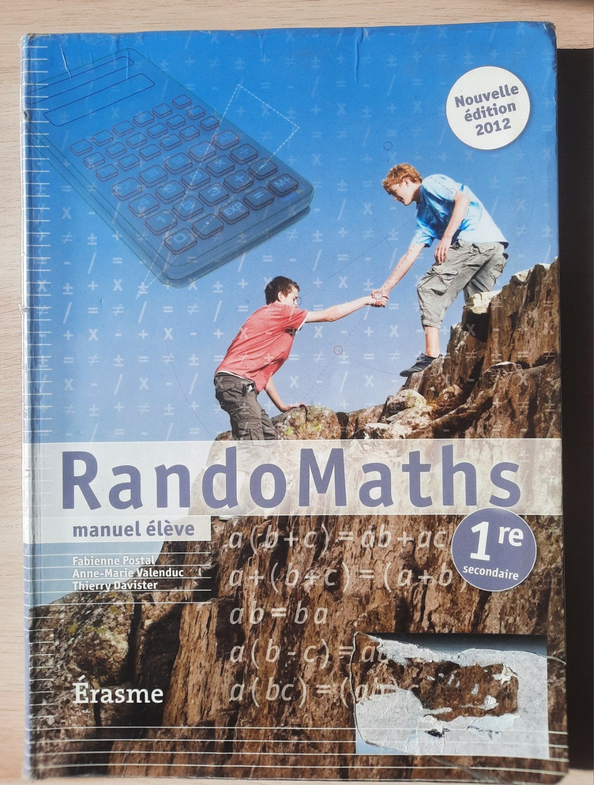 RandoMaths 1ère, Livres, Livres scolaires, Editions erasme, Comme neuf, Enlèvement, Enseignement secondaire inférieur