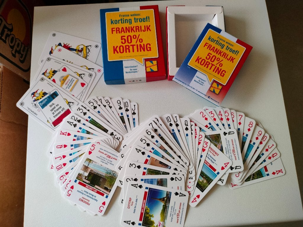 speelkaarten kwartet Nekkerman Frankrijk joker kaarten spel, Verzamelen, Ophalen of Verzenden, Nieuw