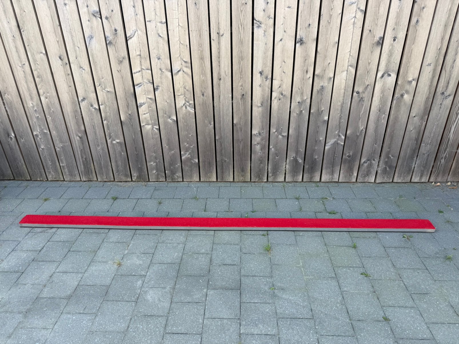 Zachte evenwichtsbalk, Ophalen, Gebruikt, Rood, Materiaal