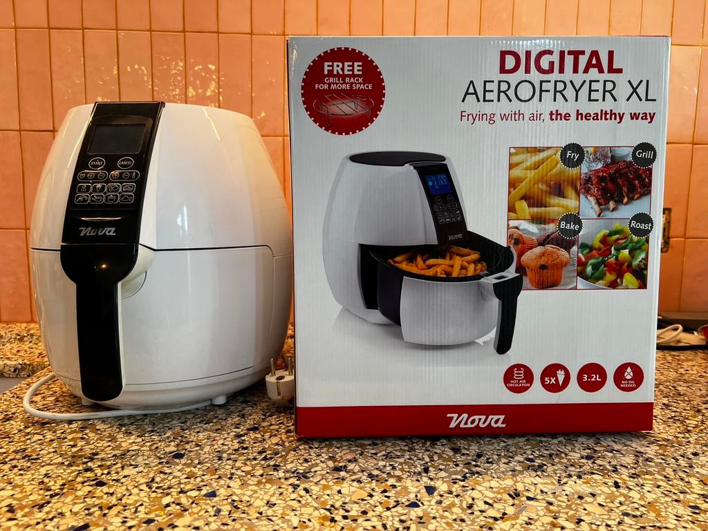 Nova XL Airfryer, Electroménager, Friteuses à air, Enlèvement, Comme neuf, Friteuse à air