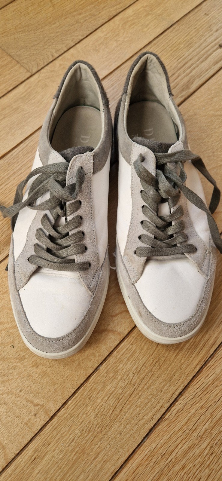 lederen heren sneaker maat 42 van het merk Digel, Wit, Digel, Ophalen of Verzenden, Zo goed als nieuw