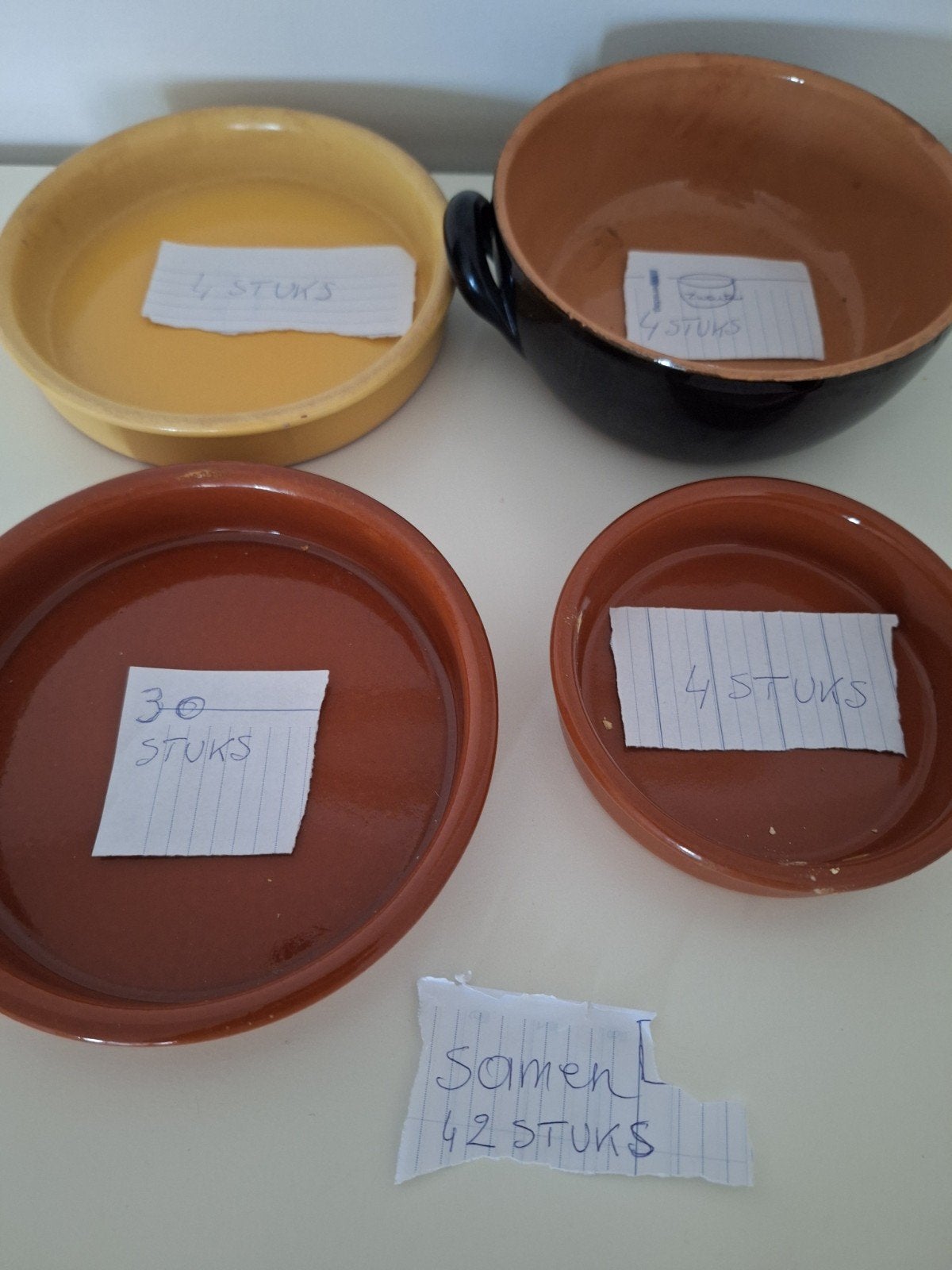 ovenschotels, Ophalen, Gebruikt, Landelijk/Boerenbont, Kom(men)
