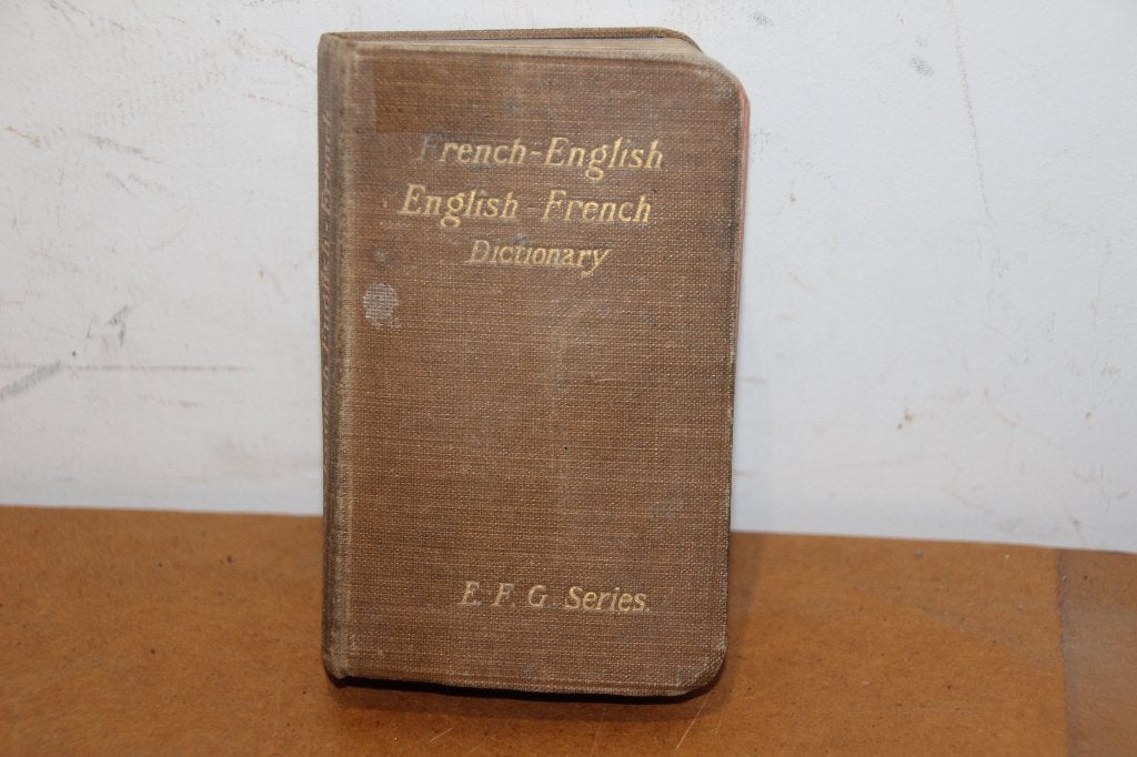 GB WW1 Dictionnaire de poche Anglais -Français, Envoi, Armée de terre, Livre ou Revue
