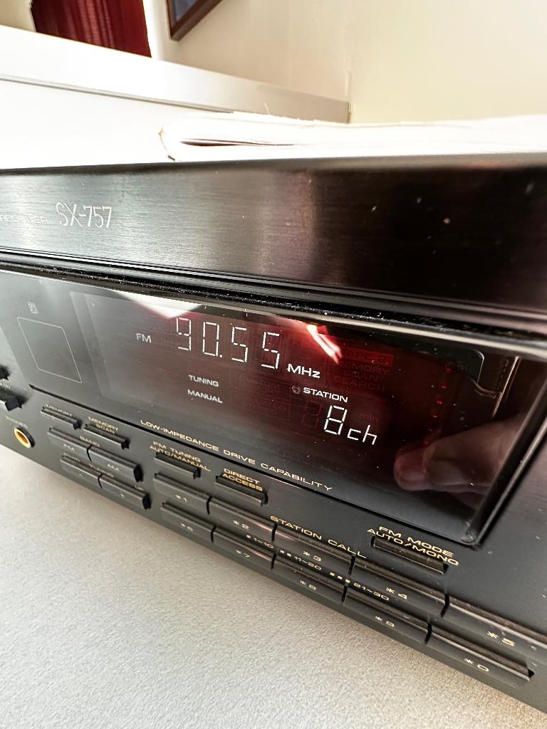 Pioneer Tuner SX757, Audio, Tv en Foto, Tuners, Ophalen, Zo goed als nieuw