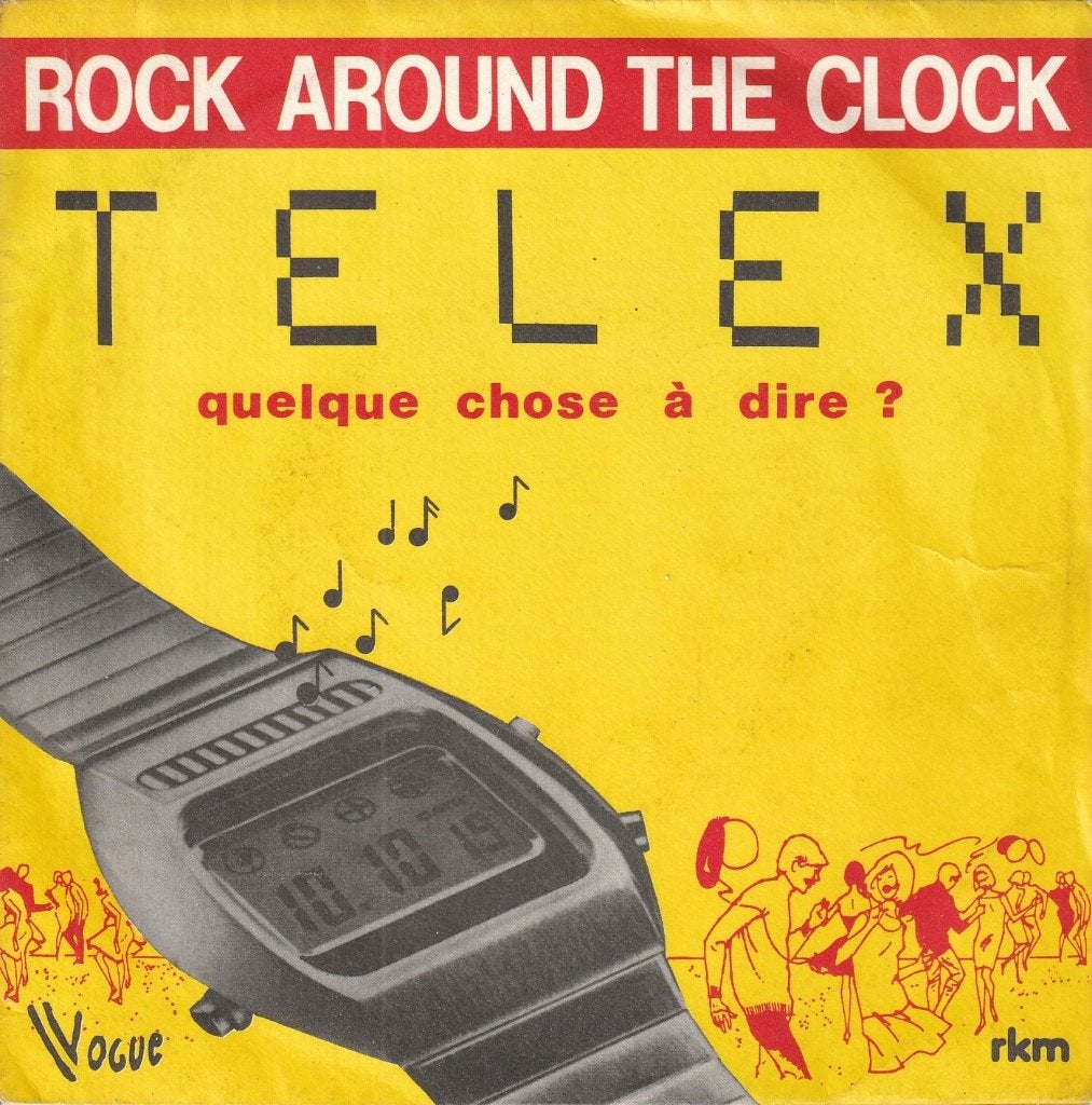 Telex - Rock around the clock - Belpop, 7 inch, Pochette photo, Utilisé, Pop