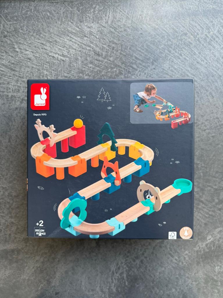Janod Eerste knikkerbaan, Kinderen en Baby's, Ophalen of Verzenden, Zo goed als nieuw