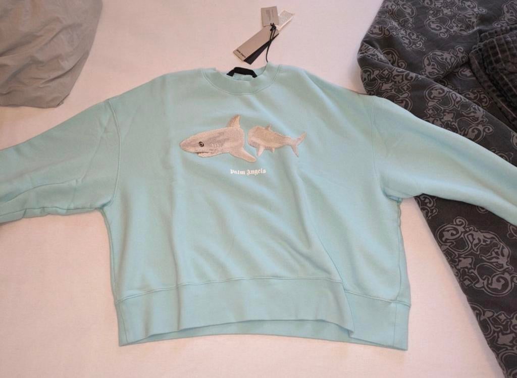 Palm Angels Trui L, Enlèvement, Neuf, Taille 52/54 (L), Bleu
