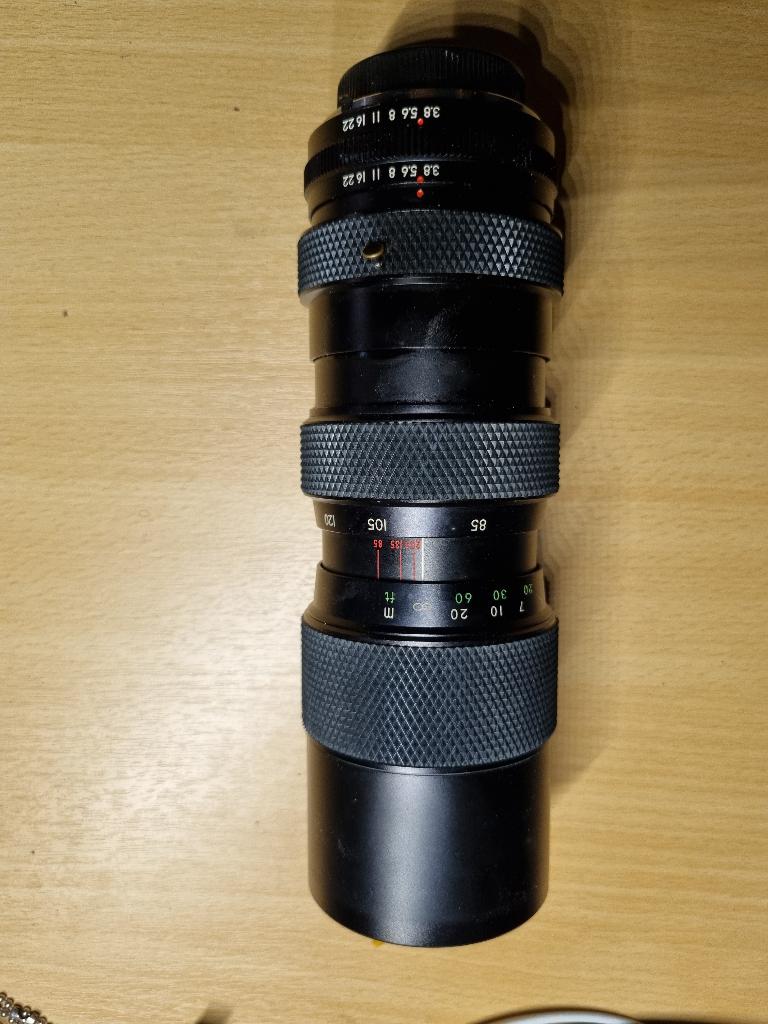 soligor zoom lens 85-205 voor minolta slr, Ophalen of Verzenden, Gebruikt, Zoom