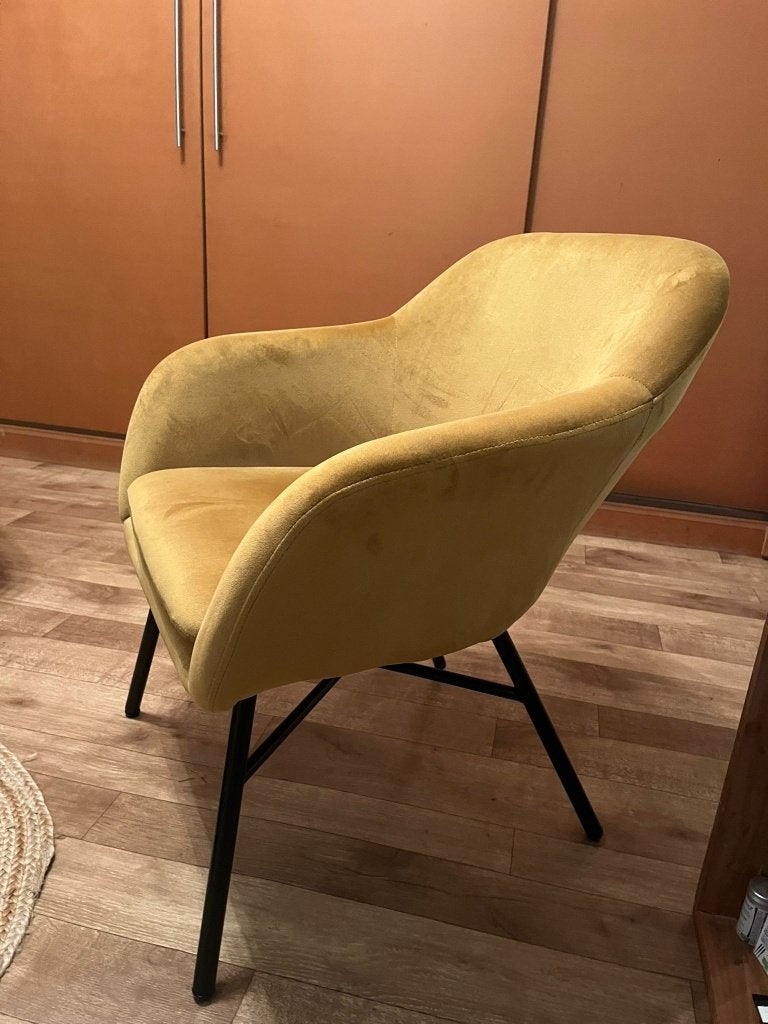 lage stoeltjes / zeteltjes, Maison & Meubles, Chaises, Trois, Cuir, Comme neuf, Enlèvement