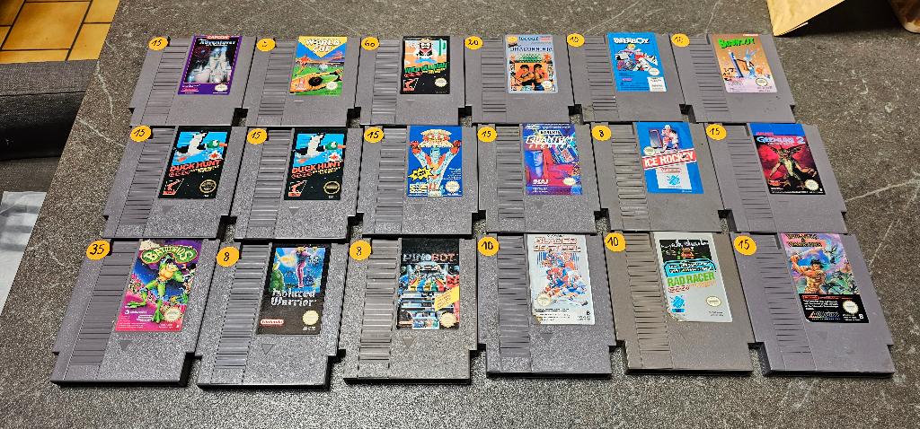 Nintendo NES-gamecollectie, Games en Spelcomputers, Games | Nintendo NES, Ophalen of Verzenden, Gebruikt