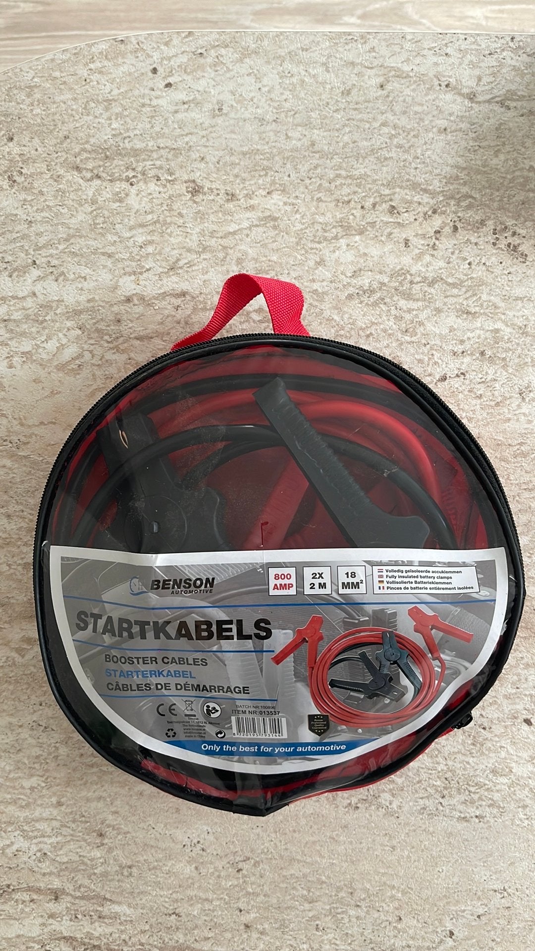 Startkabels, Ophalen, Zo goed als nieuw