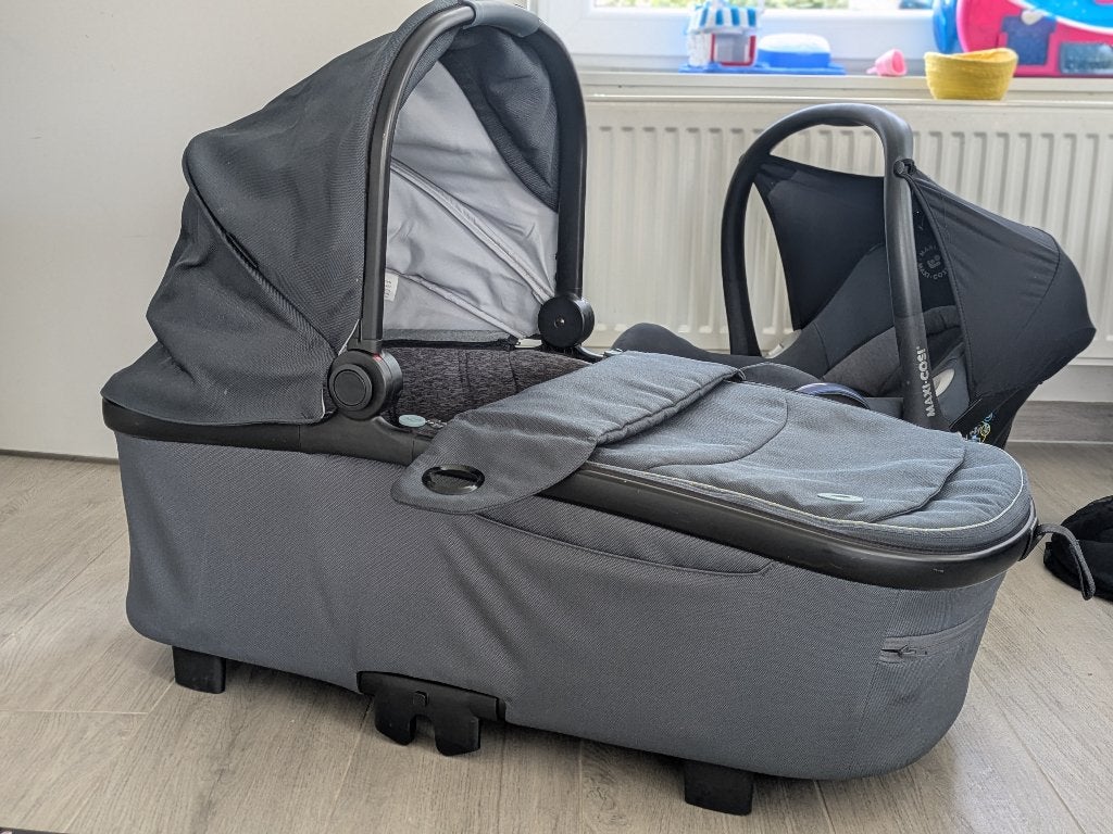 Buggy maxi cosi 3 in 1, Kinderen en Baby's, Ophalen, Gebruikt, Maxi-Cosi, Regenhoes