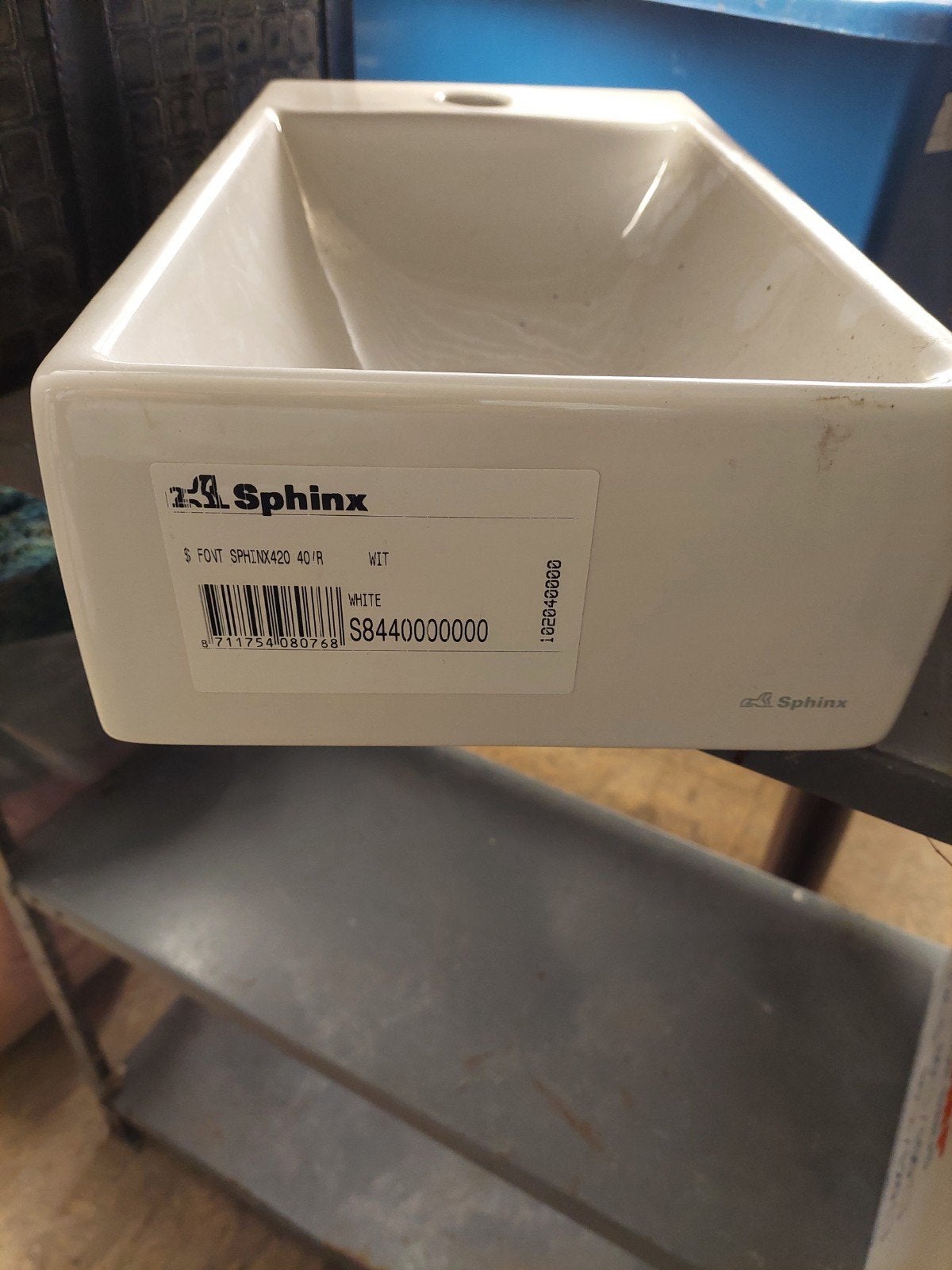 lavabo, Ophalen