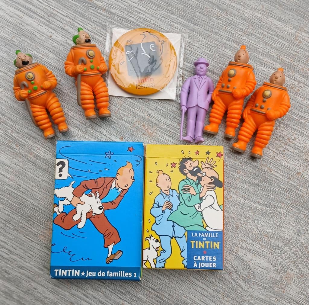 Lot Tintin, Ophalen of Verzenden, Kuifje, Zo goed als nieuw