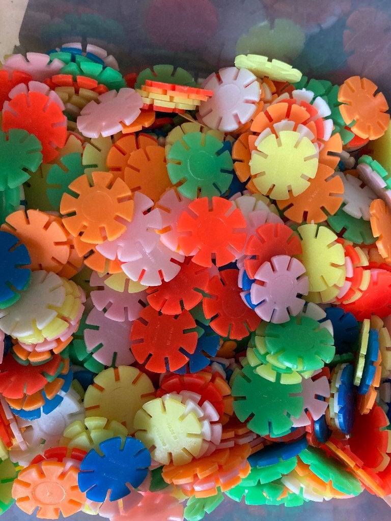 Steekbloemen of sneeuwvlok bouwstenen, Enfants & Bébés, Jouets | Blocs de construction, Enlèvement, Utilisé, Autres marques