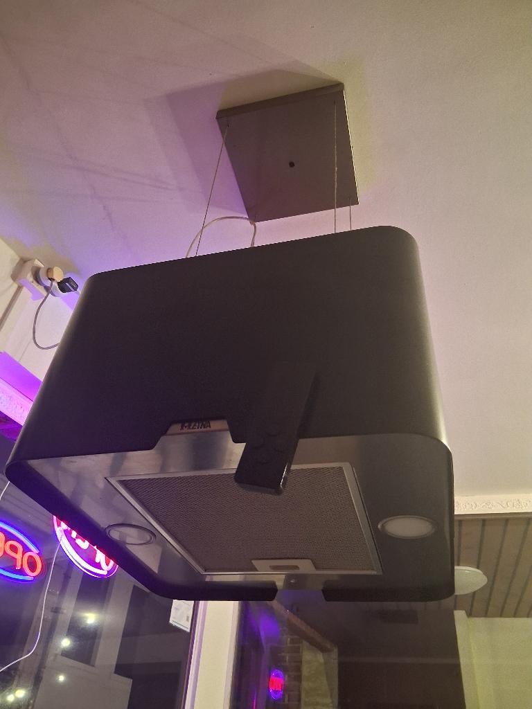 Dampkap koolstoffilter, Elektronische apparatuur, Ophalen, Zo goed als nieuw, Vrijstaand, Eilandschouwkap