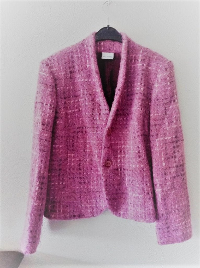 Porcini : nieuw roze lichtroze lila blazer kort jasje mt M, Maat 38/40 (M), Ophalen of Verzenden, Jasje, Roze