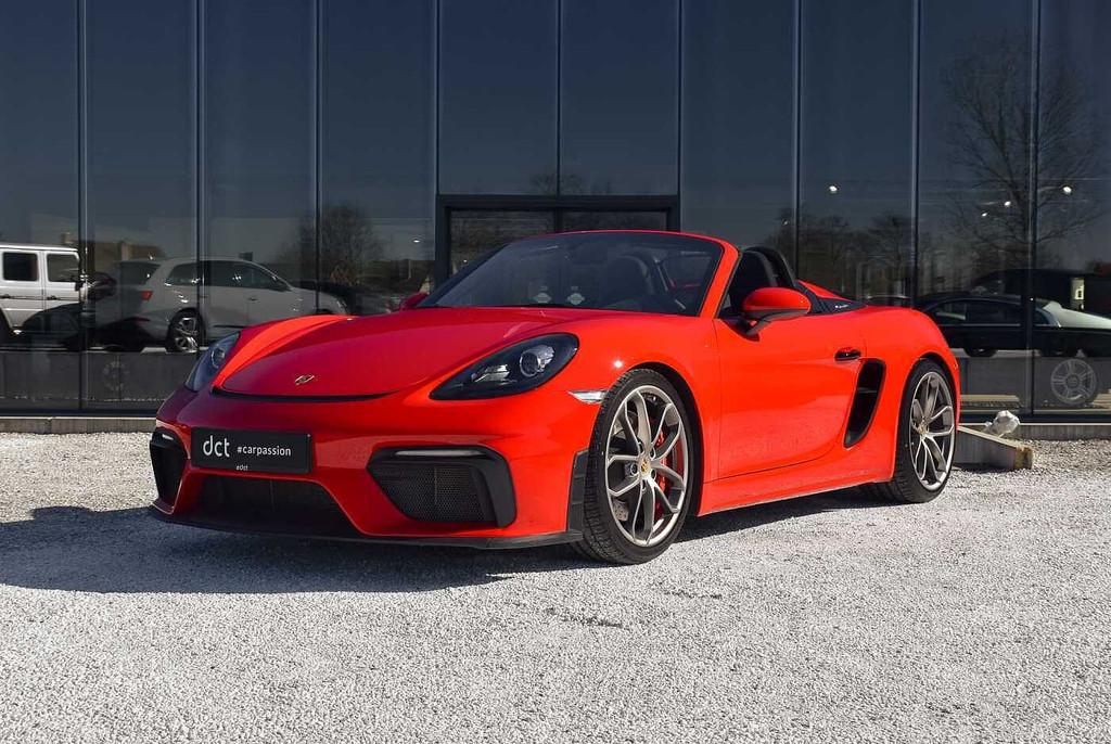 Porsche 718 Boxster SPYDER Manuel 4.0 Bose 20' (bj 2020), Auto's, Porsche, Gebruikt, Zwart, Cabriolet, Bedrijf