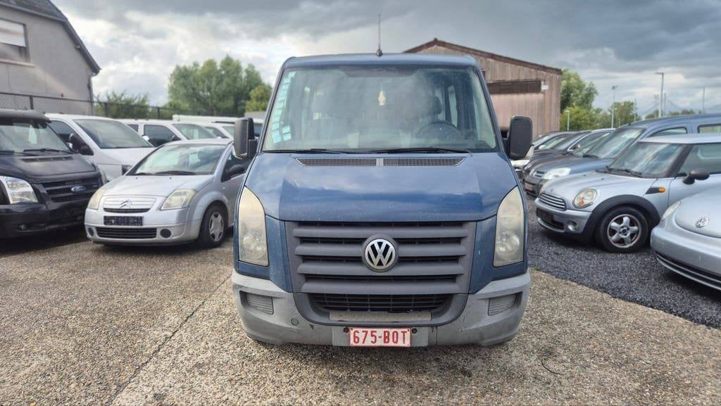 VW Crafter 7-zits dubbele cabine, Auto's, Bestelwagens en Lichte vracht, Euro 5, Bedrijf, Te koop