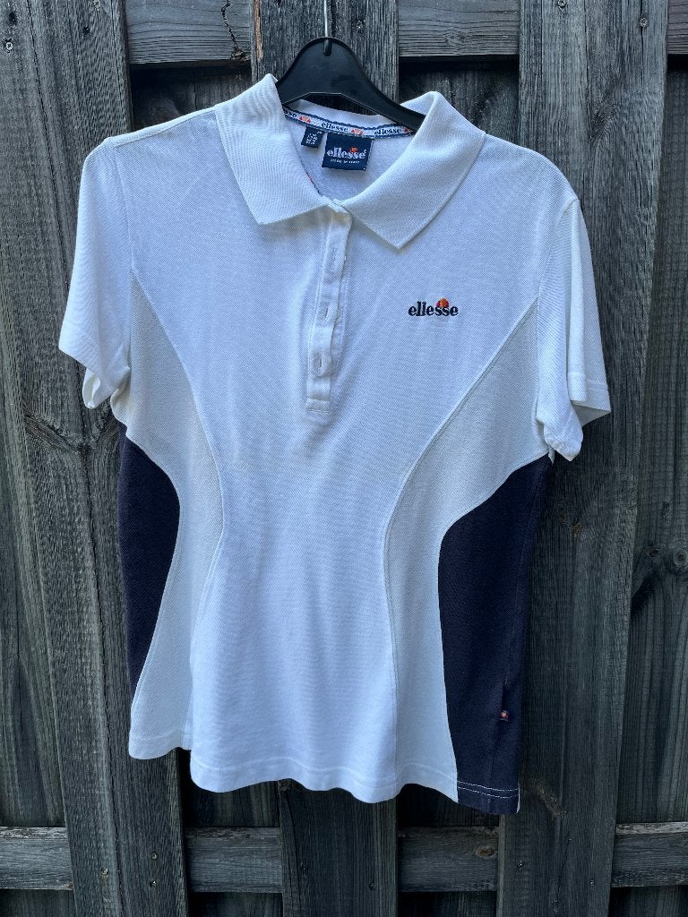 Ellesse polo, Kleding | Dames, Maat 38/40 (M), Ellesse, Wit, Ophalen of Verzenden
