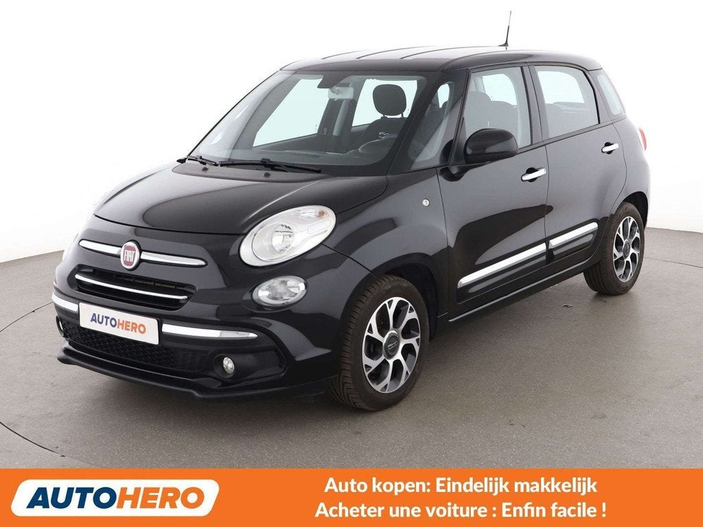 Fiat 500L 1.4 Urban Pop Star (bj 2018), Auto's, Voorwielaandrijving, Stof, Gebruikt, Zwart