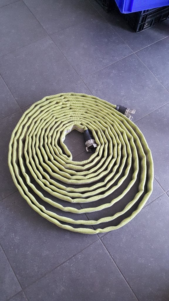 Double Jacket brandweerslang, 45mm, Tuin en Terras, Tuinslangen, Gebruikt, Tuinslang, Ophalen