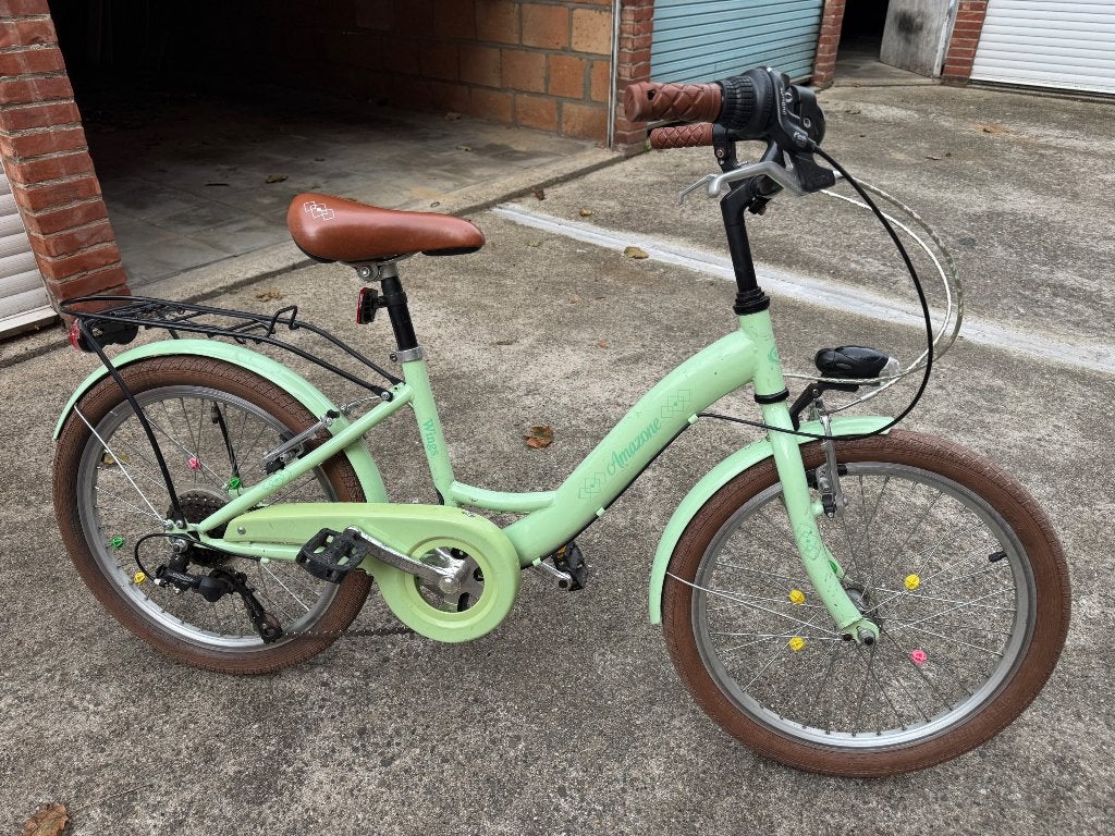 Meisjesfiets 20”, Ophalen, Gebruikt, 20 inch, Handrem