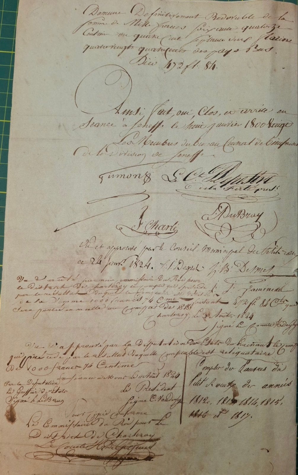 Dit unieke manuscript is een directe getuige van de omwente, Ophalen of Verzenden