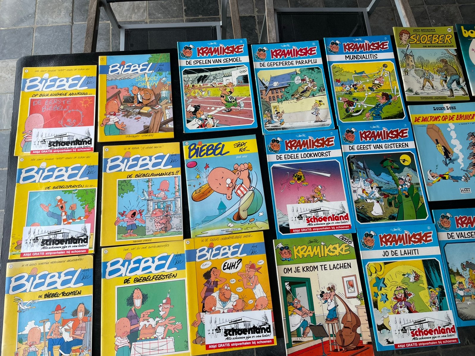 Strips : biebel, kramikske, enz, Boeken, Meerdere stripboeken, Ophalen, Gelezen