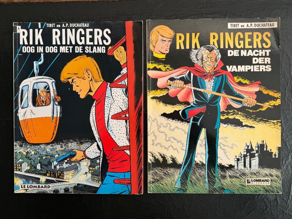 Rik Ringers - 2 albums in 1e druk, Meerdere stripboeken, Ophalen of Verzenden, Gelezen, Tibet & A.P. Duchâteau