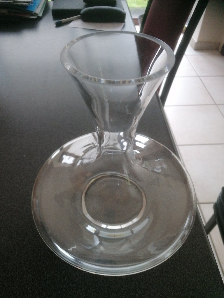Decanteer karaf, Ophalen