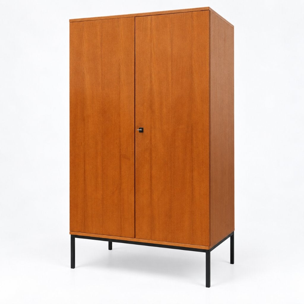 Vintage design 2-deurs kledingkast jaren '60 '70 retro, Huis en Inrichting, Ophalen of Verzenden
