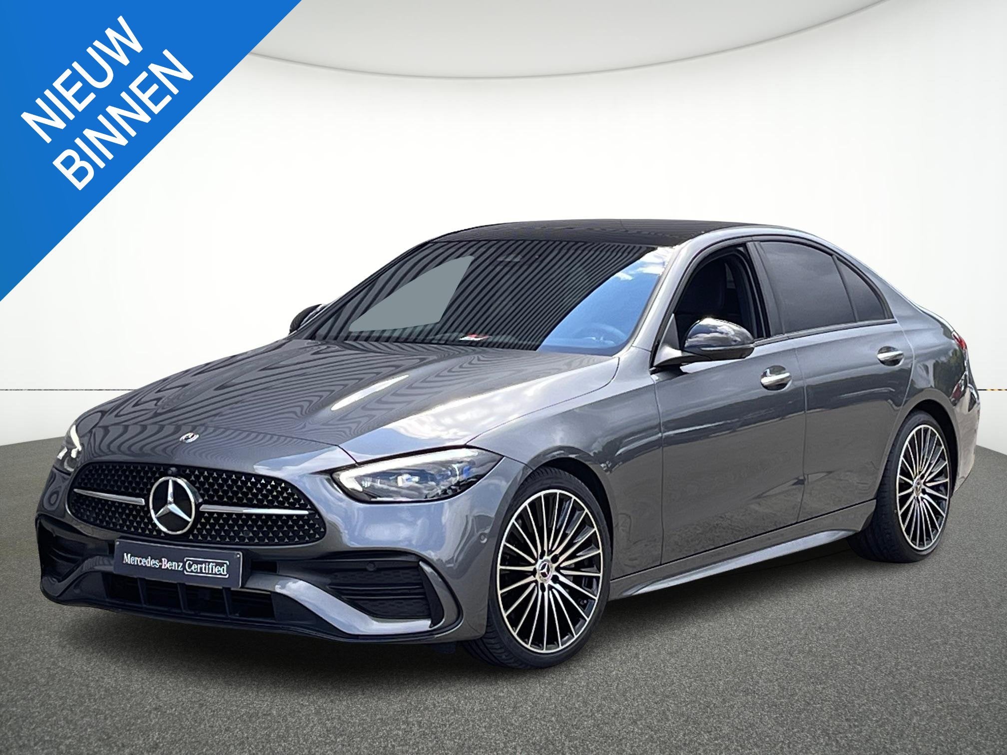 Mercedes-Benz C-Klasse Berline 180 AMG/Pano/Burm/Mempack, Automaat, 4 deurs, 4 cilinders, Sound system