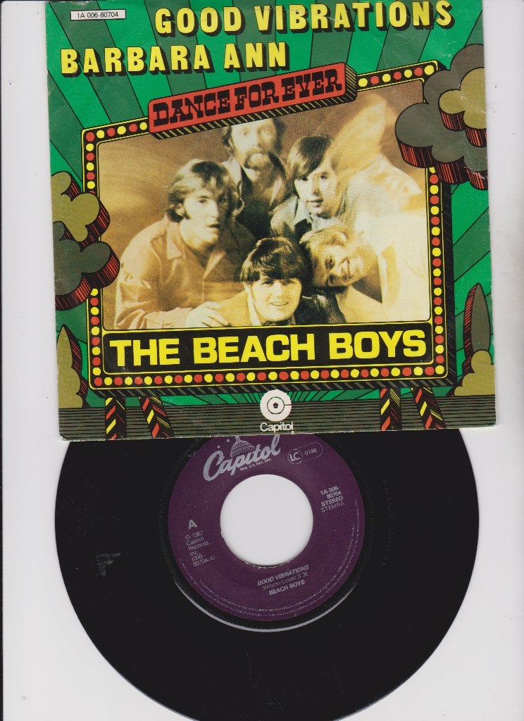 The Beach Boys – Good Vibrations / Barbara Ann, Cd's en Dvd's, Vinyl Singles, Fotohoes, Gebruikt, 7 inch, Ophalen of Verzenden