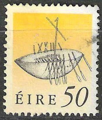 Ierland 1990 - Yvert 709 - Patrimonium en Schatten (ST), Verzenden, Gestempeld